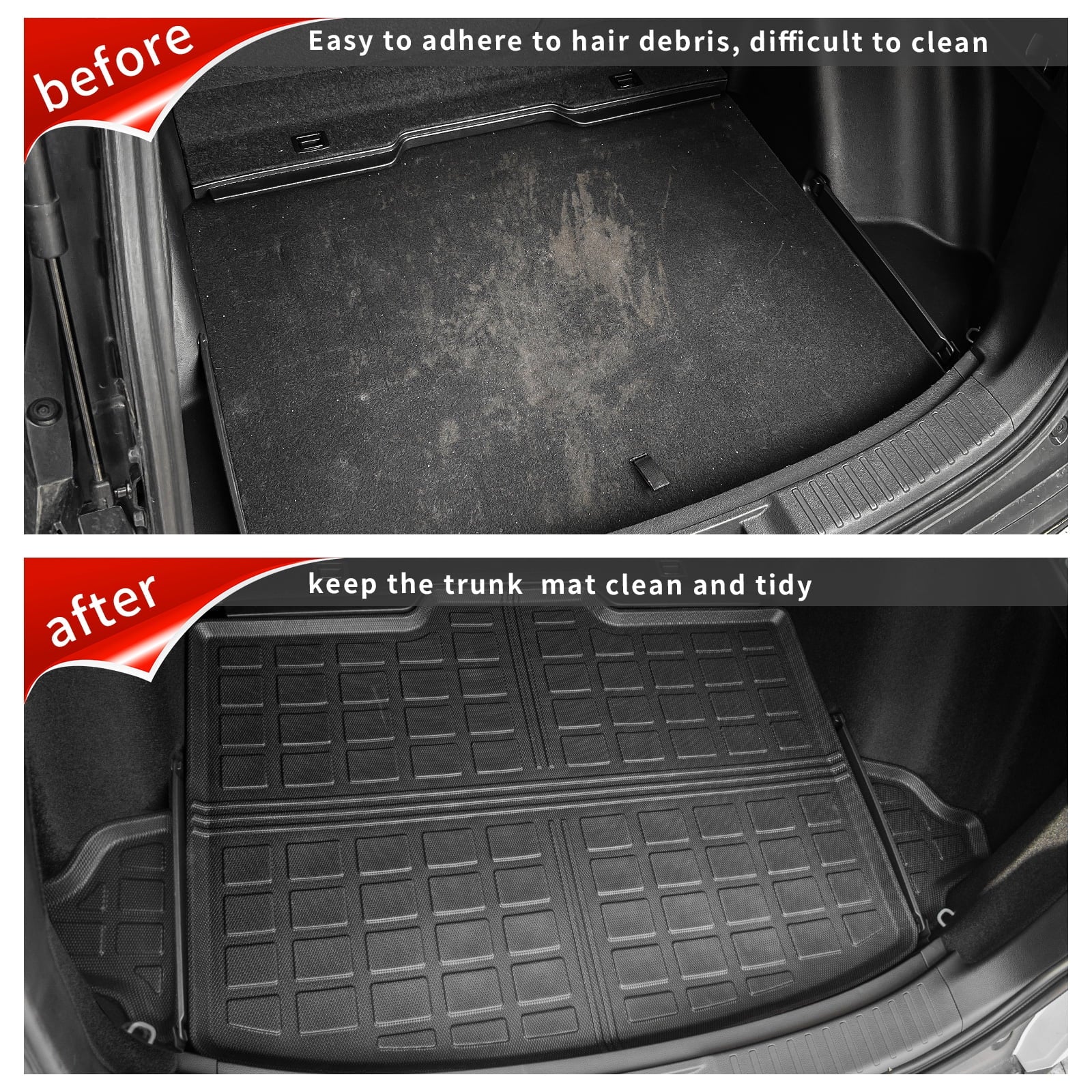 Fit 2023 2024 Honda CRV Trunk Mat Cargo Liner TPE All Weather Trunk Liner 2023 CR-V Fuel Accessories Non-Hybrid