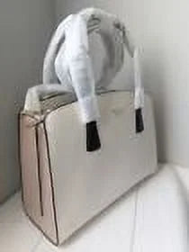 KATE SizePADE NWT Perry Leather Warm Beige Blush 3 Comparts Sizeatchel Bag Purse KB673