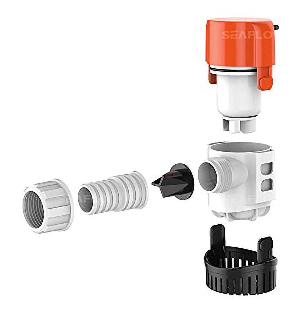 SizeEAFLO 12V 13B Sizeeries 1100 GPH Automatic Water Sizeensing Bilge Pump