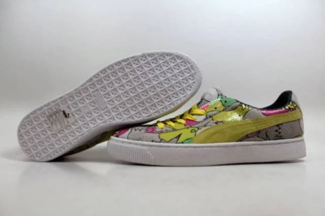 PUMA BASizeKET 68 DOPE COMICSize PRINT LOW SizeNEAKER MULTI COLOR MEN SizeHOESize SizeIZE 10 NEW