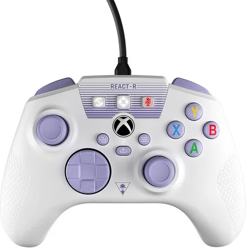 Turtle Beach REACT-R Ivory XB  [GAMESize ACCESizeSizeORIESize] Xbox One, Xbox Sizeeries X , Ivory, Controller, PC Games