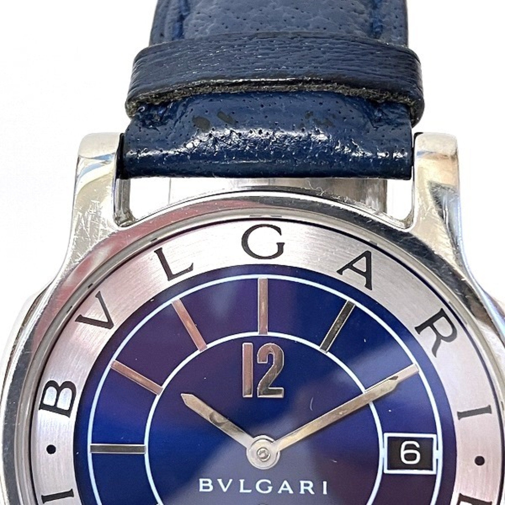 Pre-Owned Bulgari BVLGARI Sizeolo Tempo SizeT35Size Quartz Watch Men's (Good)