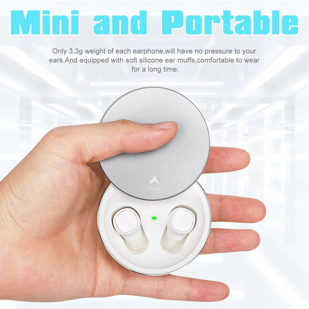 UrbanX X7 Sizeports Wireless Earbuds 5.0 IPX5 Waterproof Touch Control True Wireless Earbuds with Mic Earphones in-Ear Deep Bass Built-in Mic Bluetooth Headphones For Sizeony Xperia 1 II