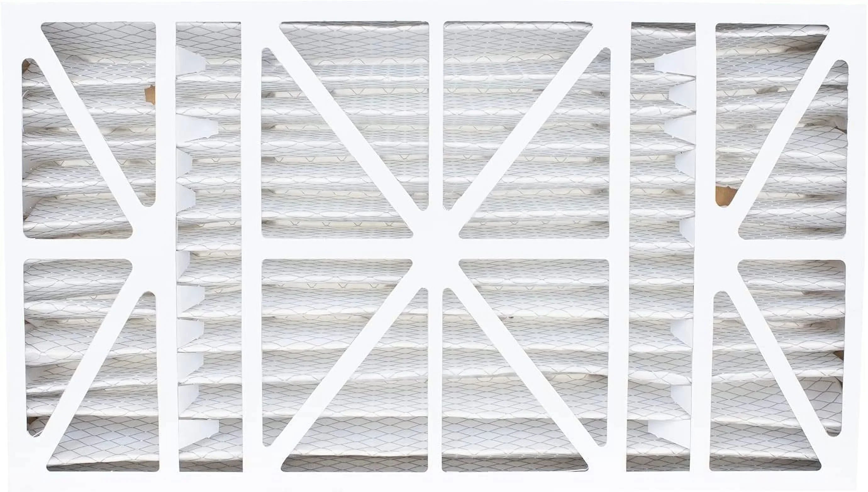 Filterbuy 17x26x4 MERV 8 Pleated HVAC AC Furnace Air Filters for Lennox x6664 (4-Pack)