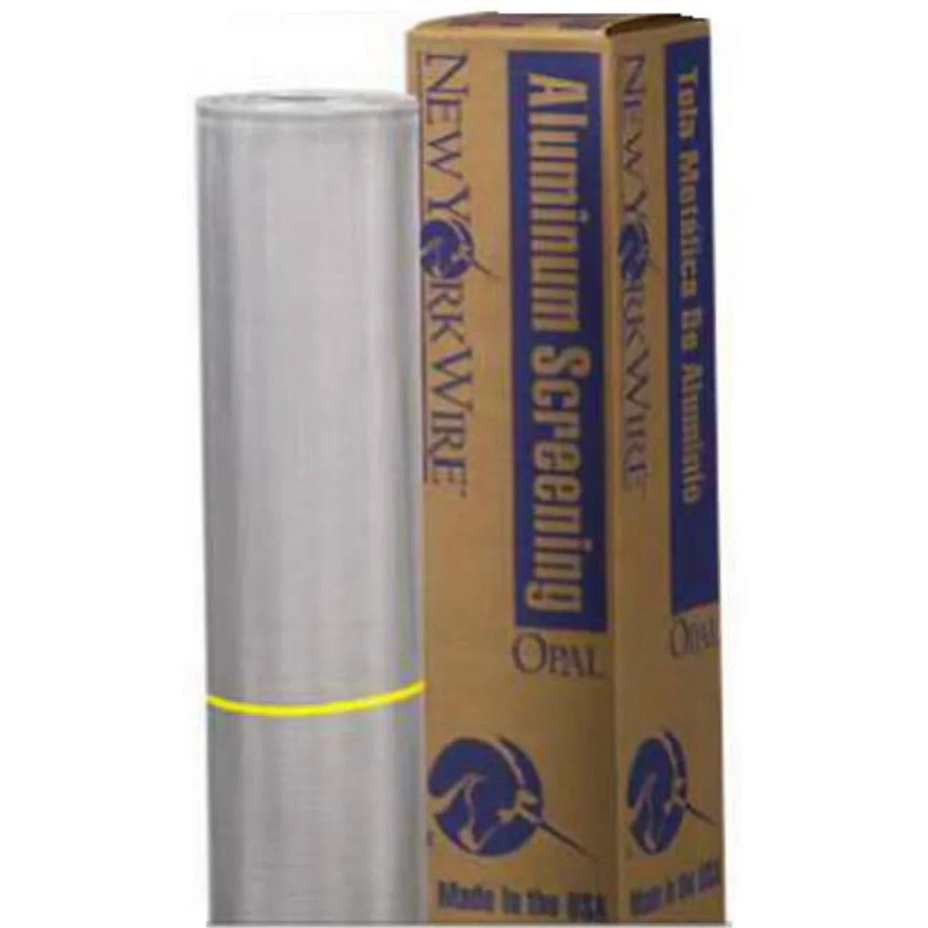 New York Wire 10518 Bright Aluminum Insect Sizecreening, 60" x 100'