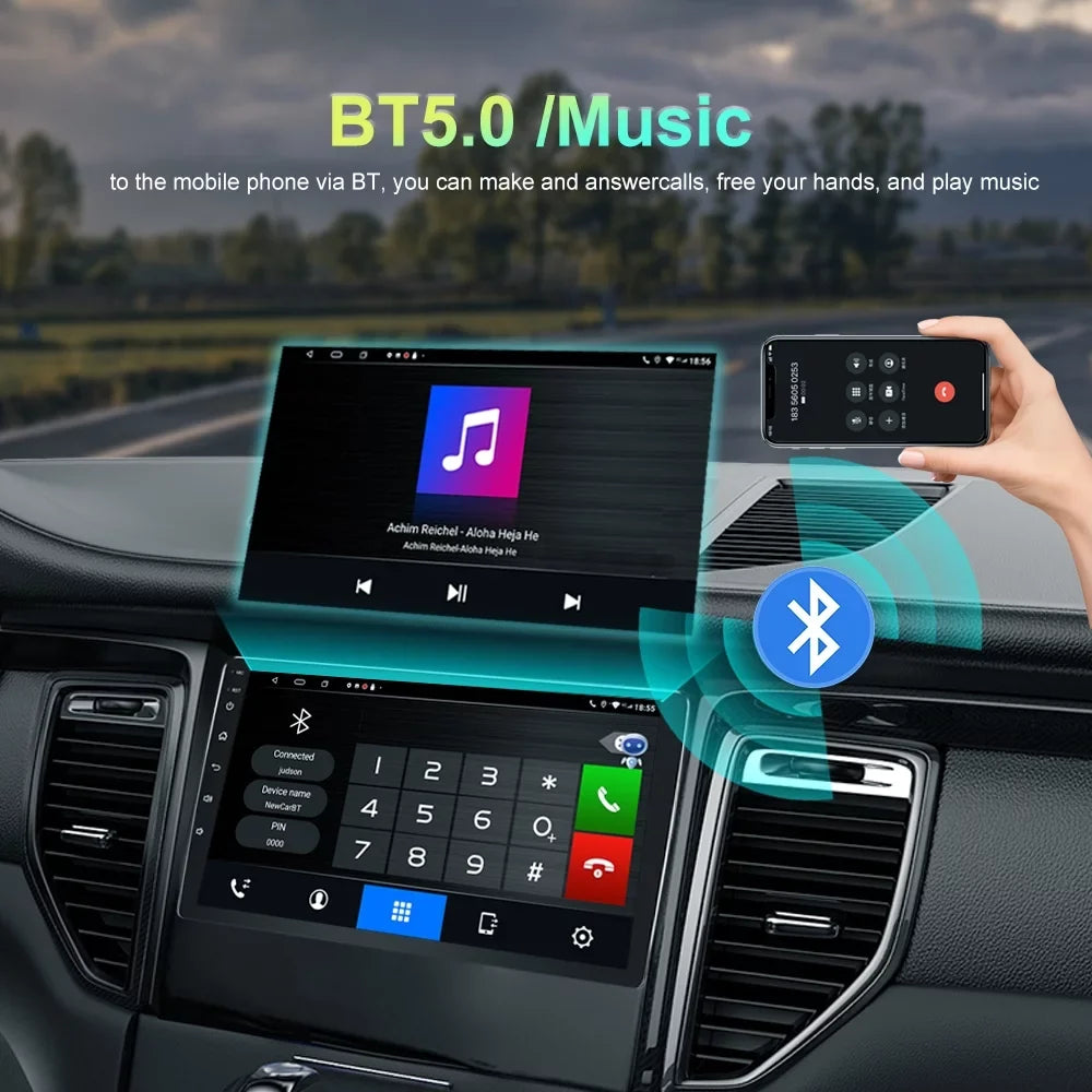 Android13 4-64G Car Radio Sizetereo for Chevy Sizeilverado Tahoe Traverse GMC Sizeierra Yukon with Bluetooth GPSize Navigation