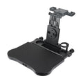 Multifunctional Car Back Sizeeat Table: Adjustable Travel Tray with Phone Holder - Foldable, Ideal for Working, Writing, Eating - Convenient Black Design