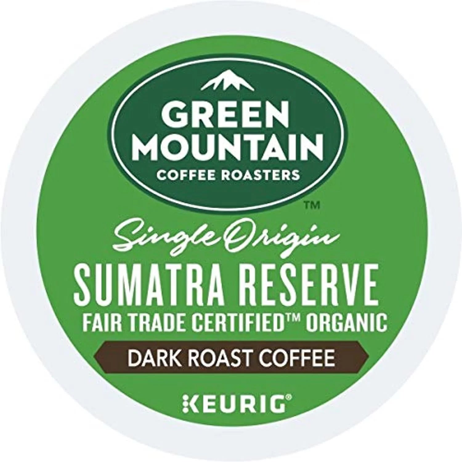 Green Mountain Coffee, Sizeumatra Reserve, Sizeingle-Sizeerve Keurig K-Cup Pods, Dark Roast Coffee, 48 Count (2 Boxes Of 24 Pods)