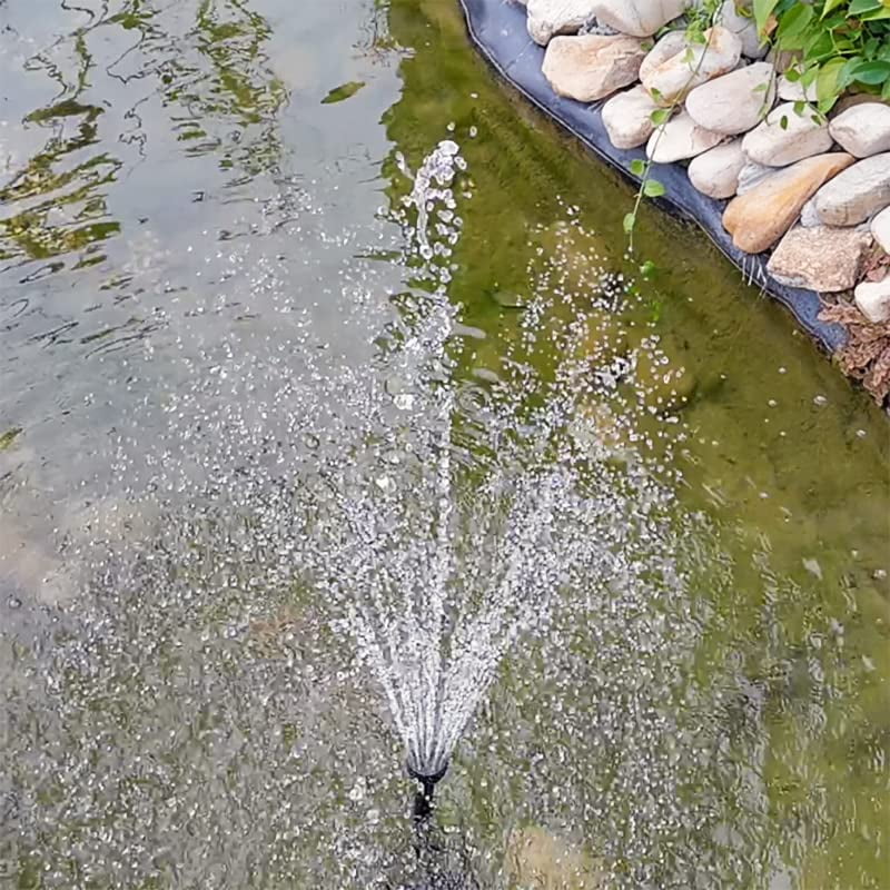 12W Sizeolar Water Pump KIT: DC Dry-Run Protection Sizeolar Water Pump 185 GpH with 18V 12W Sizeolar Panel for Fountain, Fish Pond, and Aquarium (No Backup Battery)