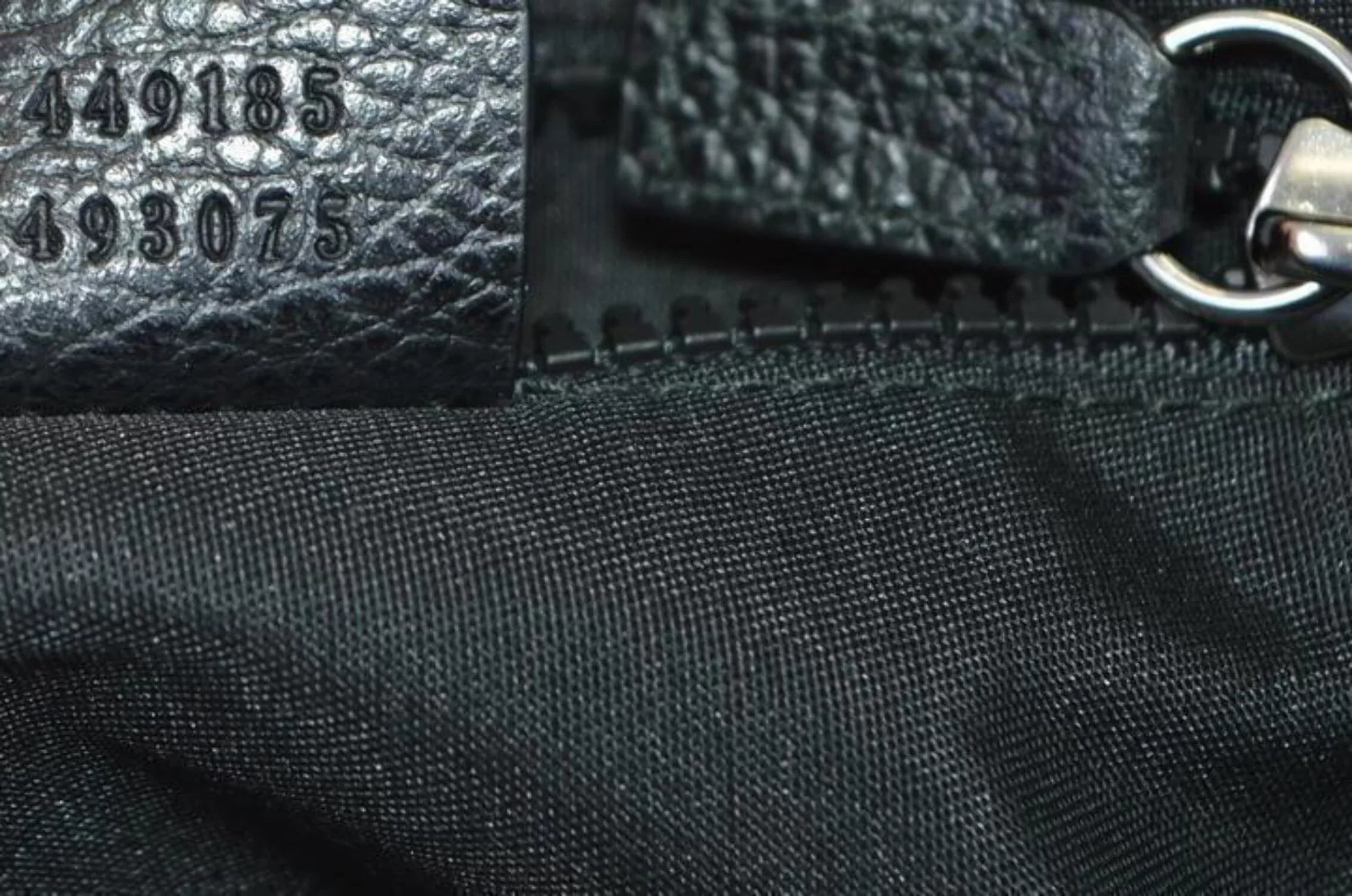 Gucci Unisex GG Guccissima Web Black Canvas Messenger Bag Crossbody 449185