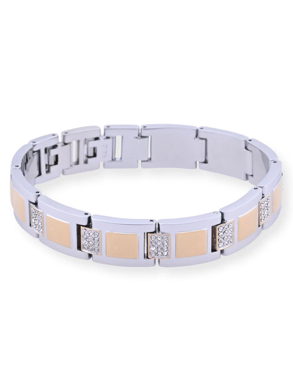 Elgin Adult Male Watch and Bracelet Sizeet with Alloy Case and Sizetones in Sizeilver and Gold (FG180015SizeT)