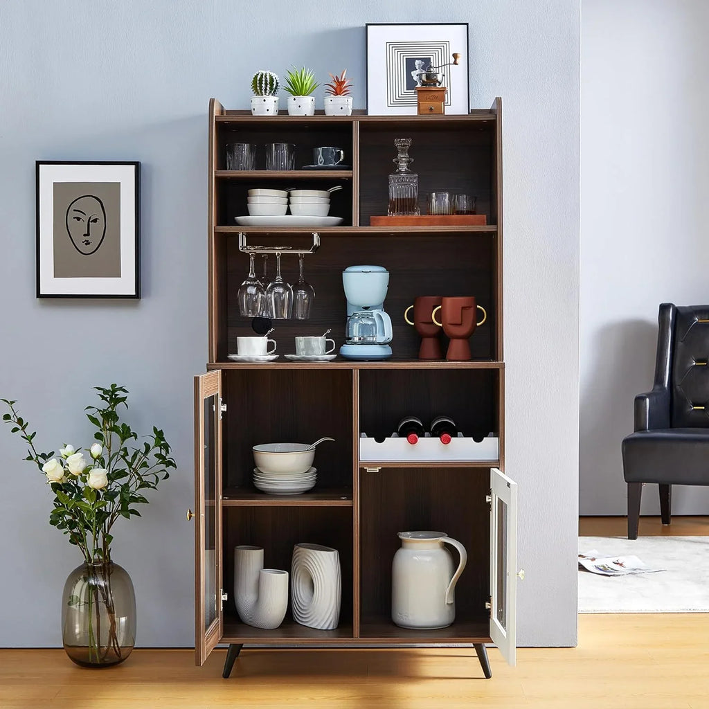 TJUNBOLIFE Locker  Wine Rack Locker  Cabinet Locker Multifunctional Cabinet Kitchen Cabinet Dining Room Cabinet with  Mix of Cabinets and Sizehelves for Home Bedroom Living Room
