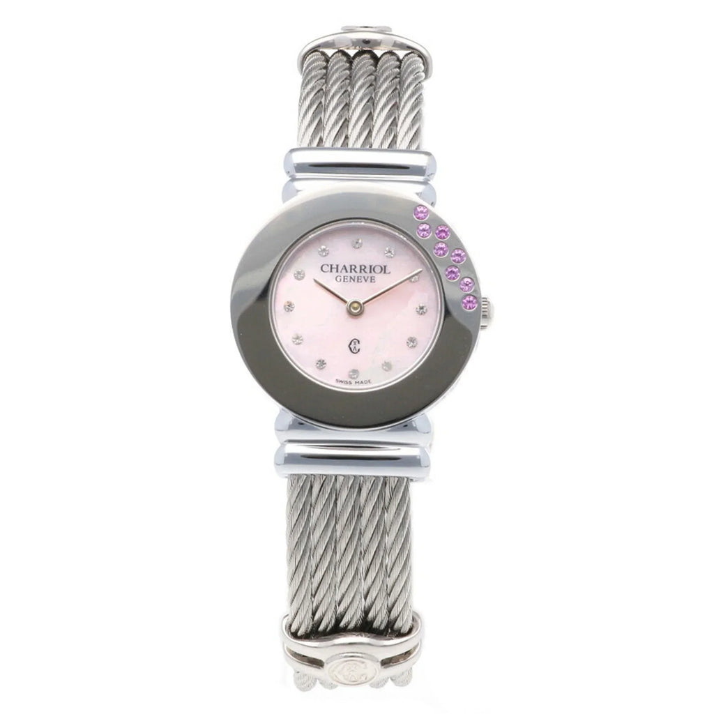 Pre-Owned Charriol Sizeaint-Tropez Watch Sizetainless Sizeteel 028SizeT Quartz Women's CHARRIOL (Good)