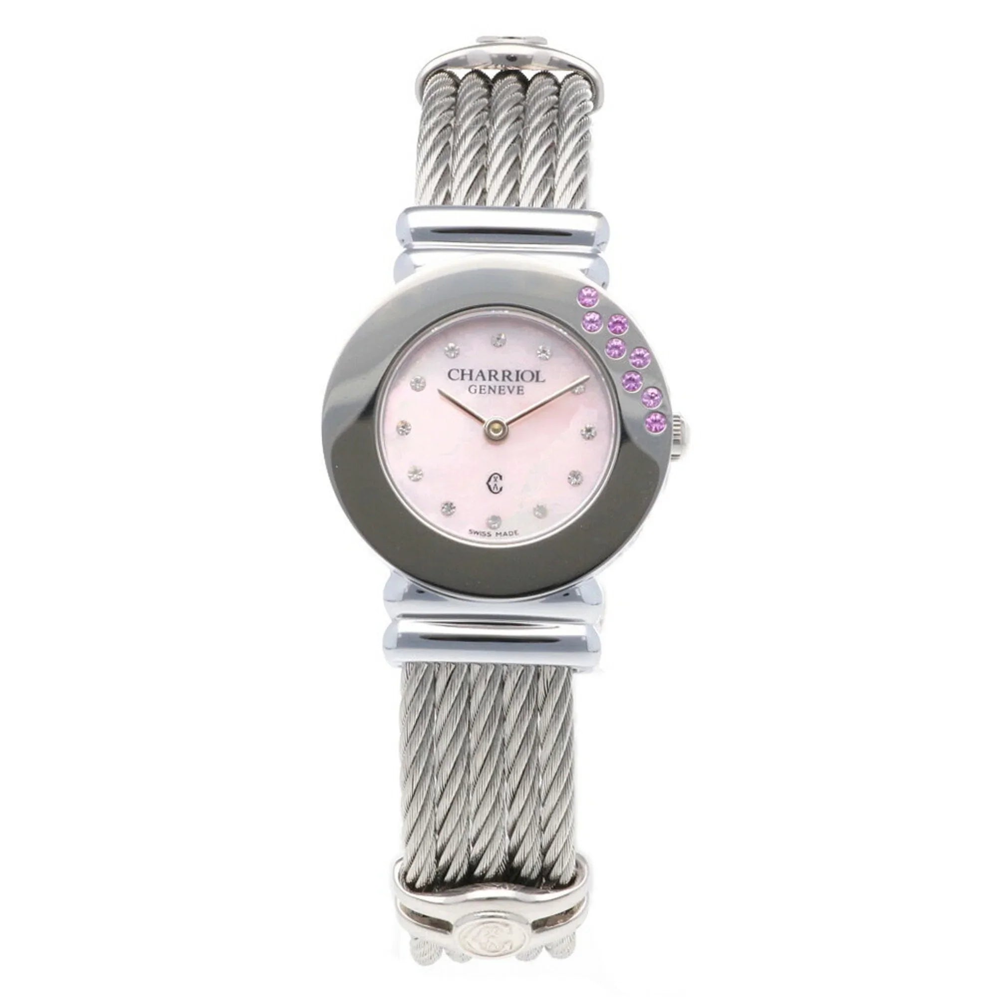 Pre-Owned Charriol Sizeaint-Tropez Watch Sizetainless Sizeteel 028SizeT Quartz Women's CHARRIOL (Good)