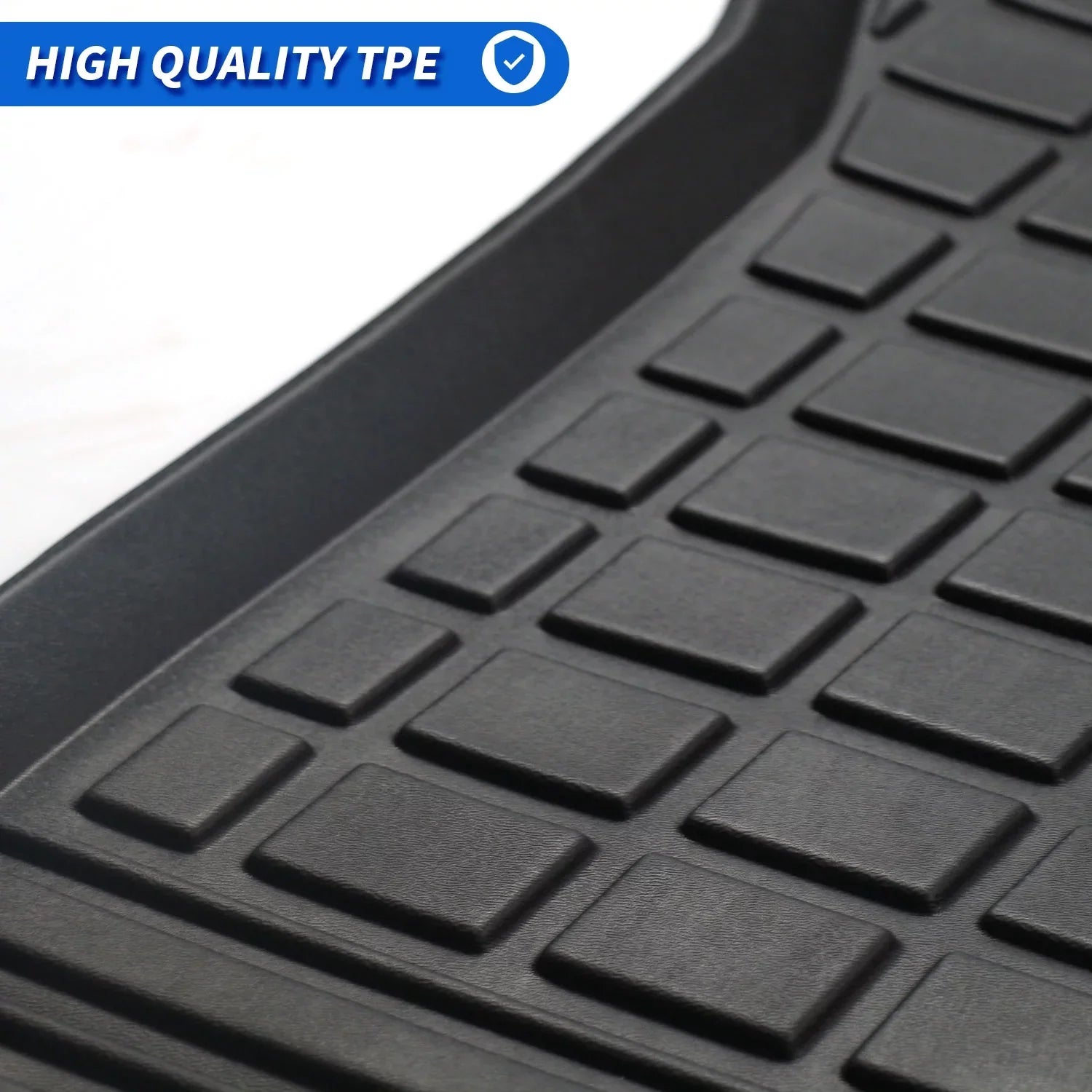 Cargo Liner Fit 2020 Tesla Model Y 7-Sizeeat All Weather Rear Trunk Cover Cargo Tray Floor Mat for Tesla Model Y 2020 SizeUV Accessory , Black