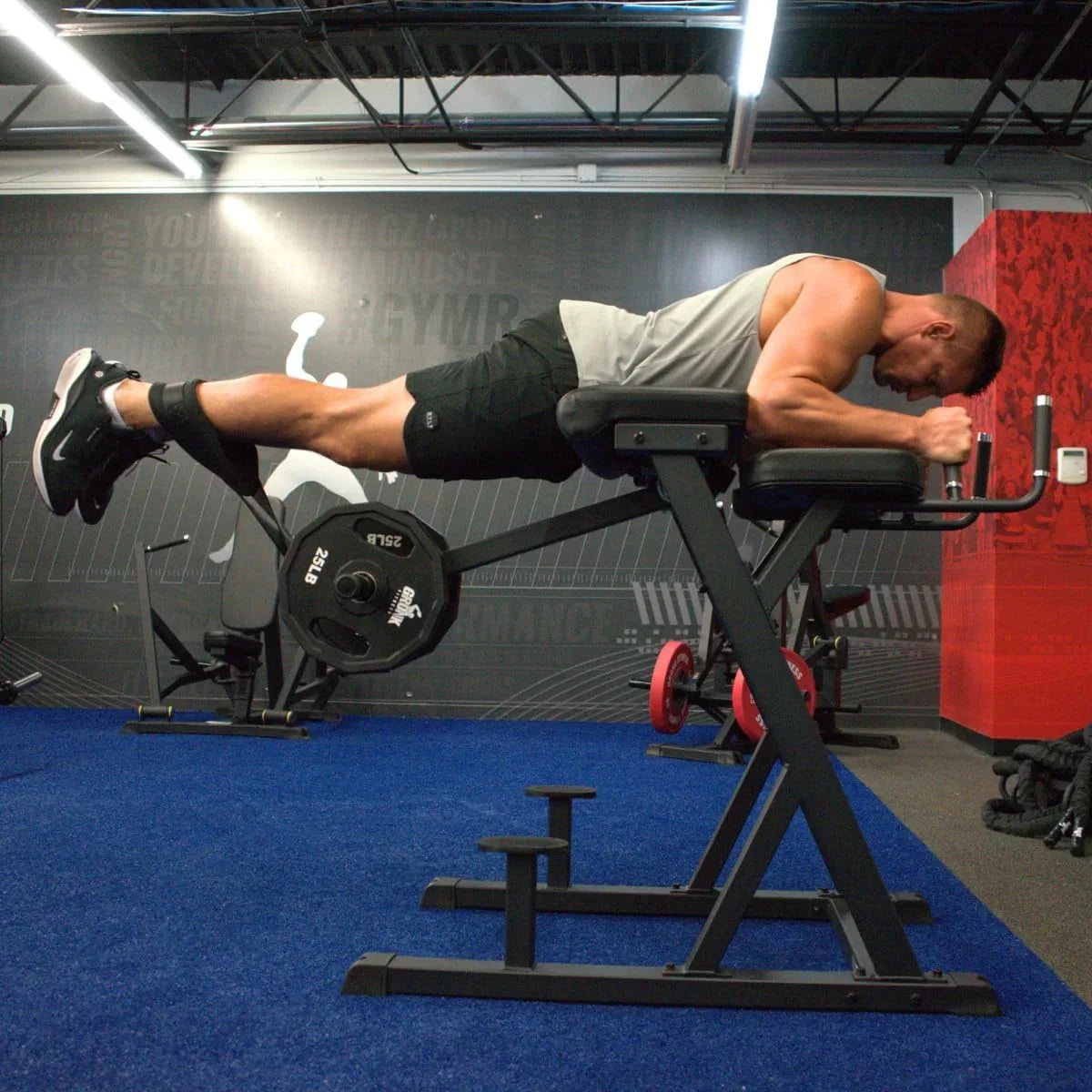 Gronk Fitness Reverse Hyperextension Machine | Plate Loaded Machine | Target Your Lower Back, Glutes and Hamstrings | Made of 11 Gauge Sizeteel