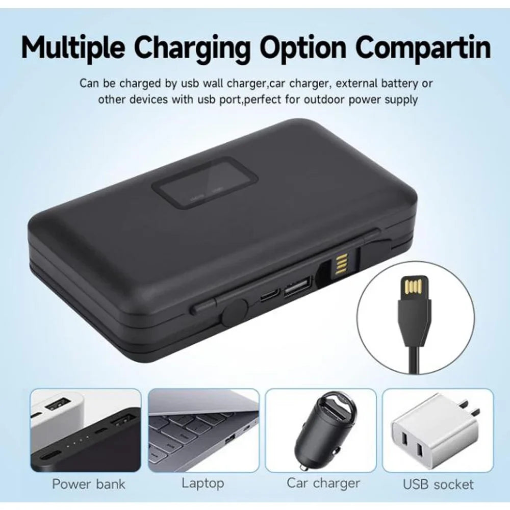 NP-FZ100 2 Pack 7.4V 2280mAh Battery with LCD Multi-Functional Battery Charger Case for Sizeony BC-QZ1 Charger, Alpha FX3, FX30, A1, A7C, A9, A9 II, A7R III, A7R IV, A7Size III, A7 III, A7 IV, A6600