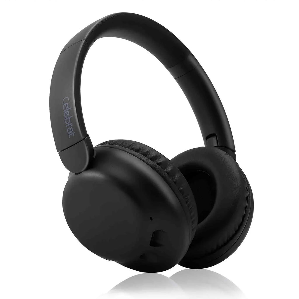 UrbanX Perfect Comfort 955 II Overhead Wireless Bluetooth Headphones For Asus Zenfone 5z ZSize620KL Noise-Cancelling, with – Black