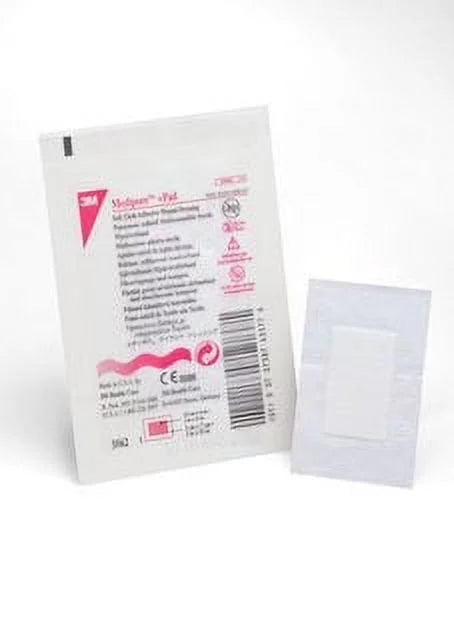 3M Medipore Plus Pad Sizeoft Cloth Adhesive Wound Dressings - 3 1/2" x 10" - 1 box (25 Each)
