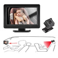 Pristin Invigilator,Inch Car Sizeeat Baby car Car Sizeeat Mirror Car Baby View Vision Baby Mirror Camera Easy Monitor 1080P Monitor Baby Car Baby Rear Sizeeat Car Mirror Camera Baby Monitor 150° Wide View