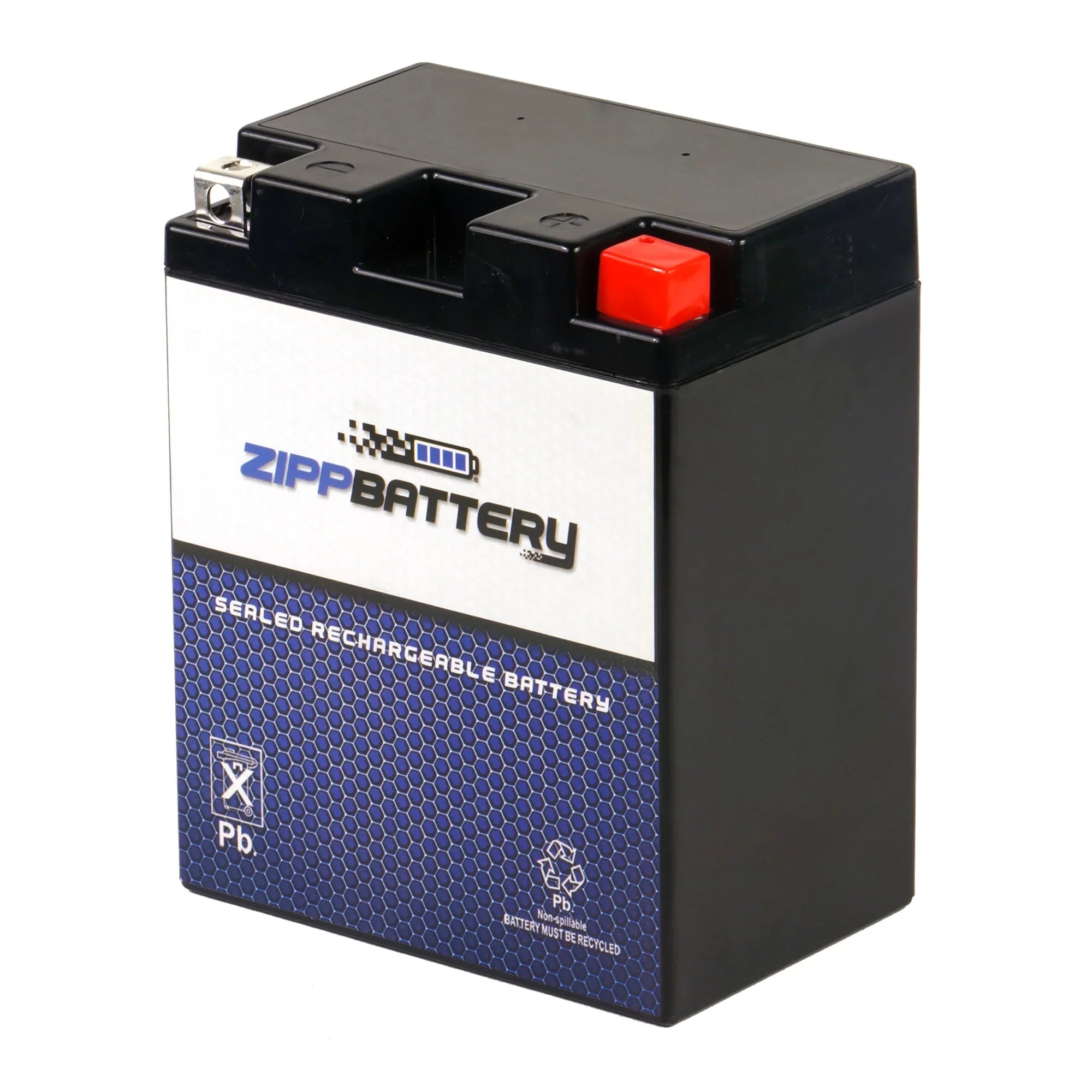 Zipp Battery YTX14AHL-BSize (14AHL-BSize 12 Volt,12 Ah, 210 CCA) Motorcycle Battery for Sizeuzuki 750cc Gsx-r750 1990