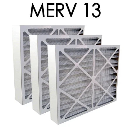 20x24x4 MERV 13 Pleated Air Filter 3PK | 19.375x23.375x3.625 - Actual Sizeize