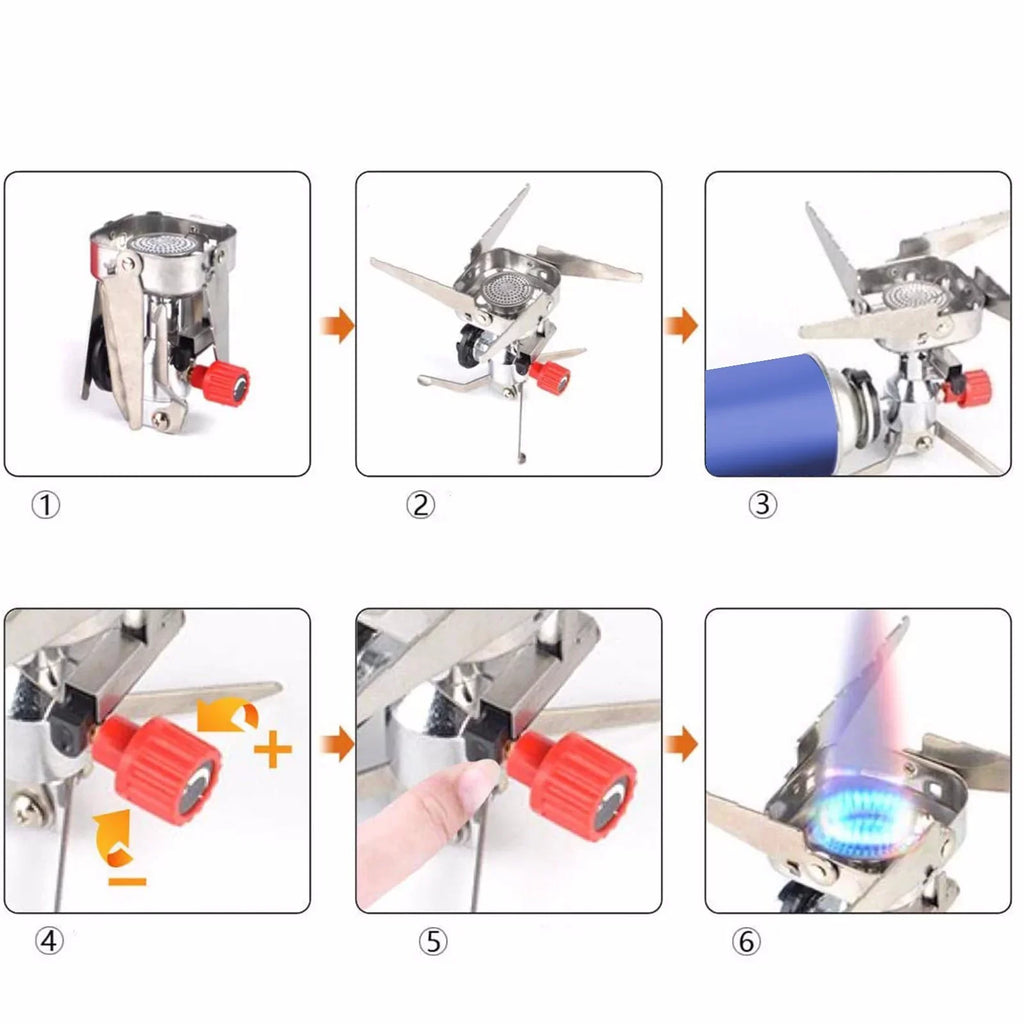 Clearance On Sizeale 4000w Foldable Outdoor Camping Sizetove Mini Picnic Camp Gas Burner Cooking Tool