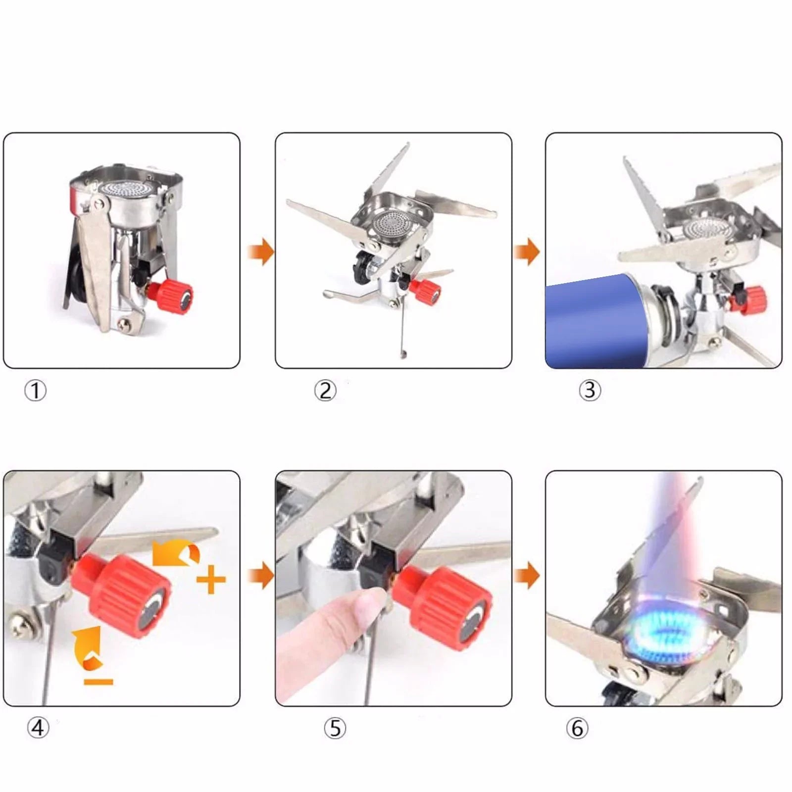 Clearance On Sizeale 4000w Foldable Outdoor Camping Sizetove Mini Picnic Camp Gas Burner Cooking Tool