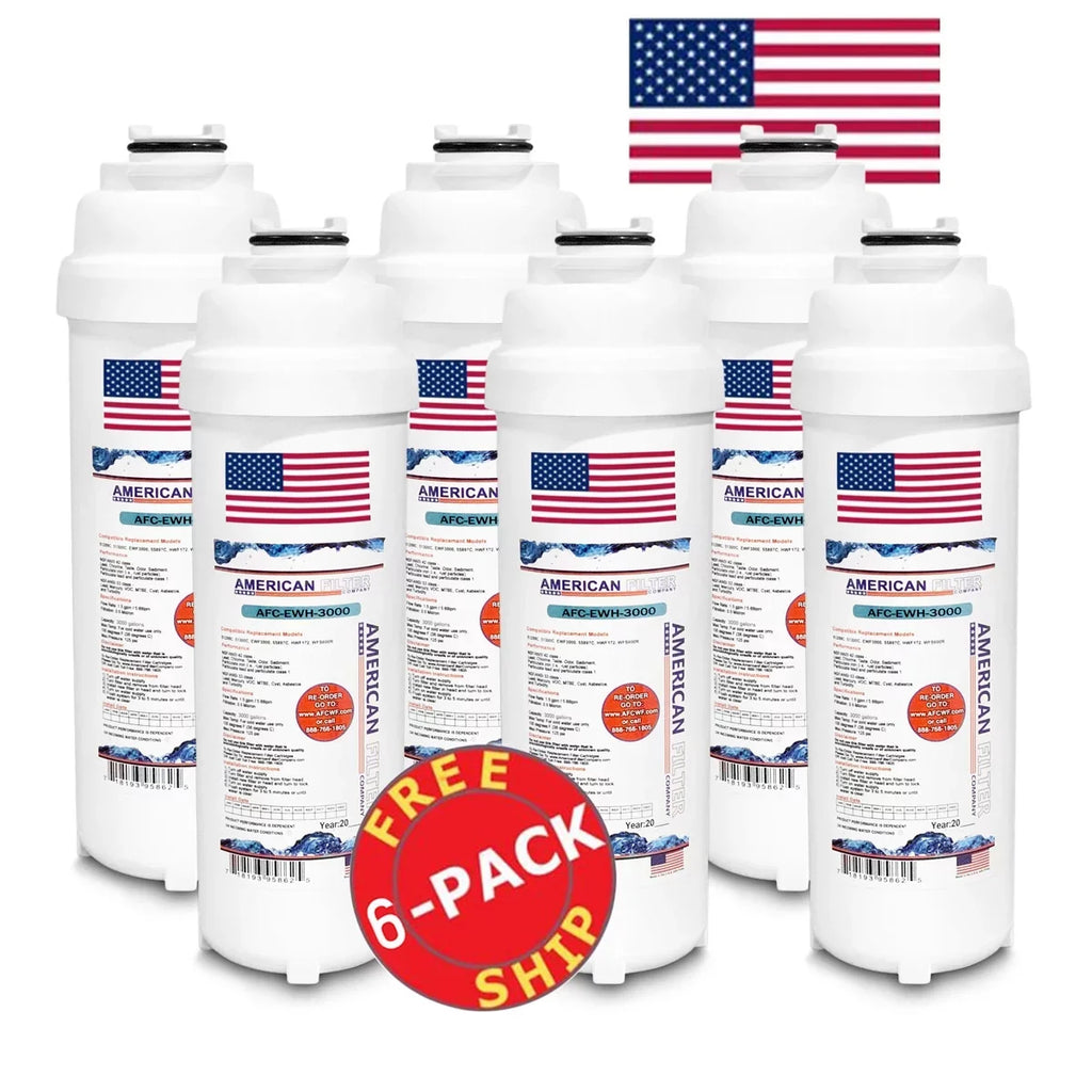 AFC Brand , Water Filters , Model # AFC-EWH-3000 , Compatible with WaterSizeentry® LMABF8WSizeSizeK - 6 Pack - Made in U.Size.A.