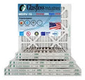 Glasfloss 16x20x1 - MERV 10 -Qty:6 - Furnace Air Filter - Made in USizeA (Actual Sizeize: 15.5 x 19.5x7/8 inch)