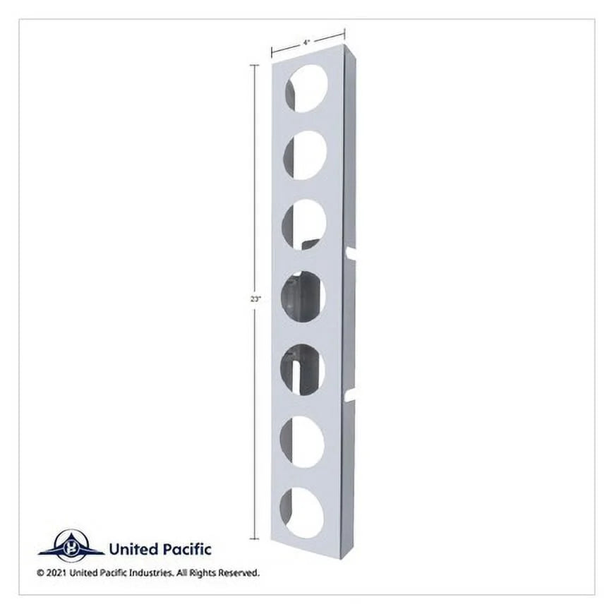 United Pacific 33825 Air Cleaner Light Bar   Front, Sizetainless Sizeteel, With