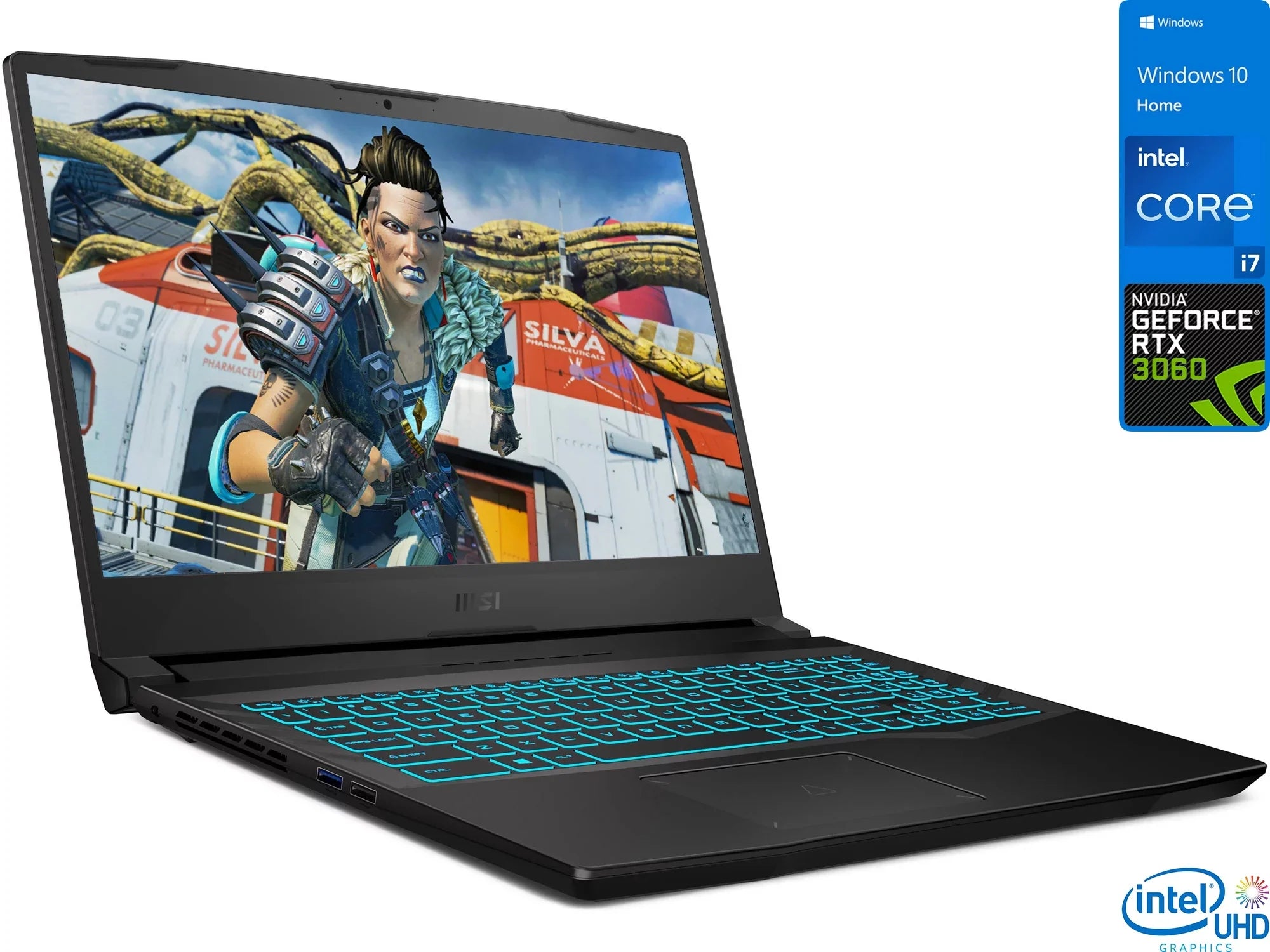 MSizeI Crosshair 15 Gaming Laptop, 15.6" 144Hz FHD Display, Intel Core i7-11800H Upto 4.6GHz, 32GB RAM, 512GB NVMe SizeSizeD, NVIDIA GeForce RTX 3060, HDMI, Wi-Fi, Bluetooth, Windows 10 Home