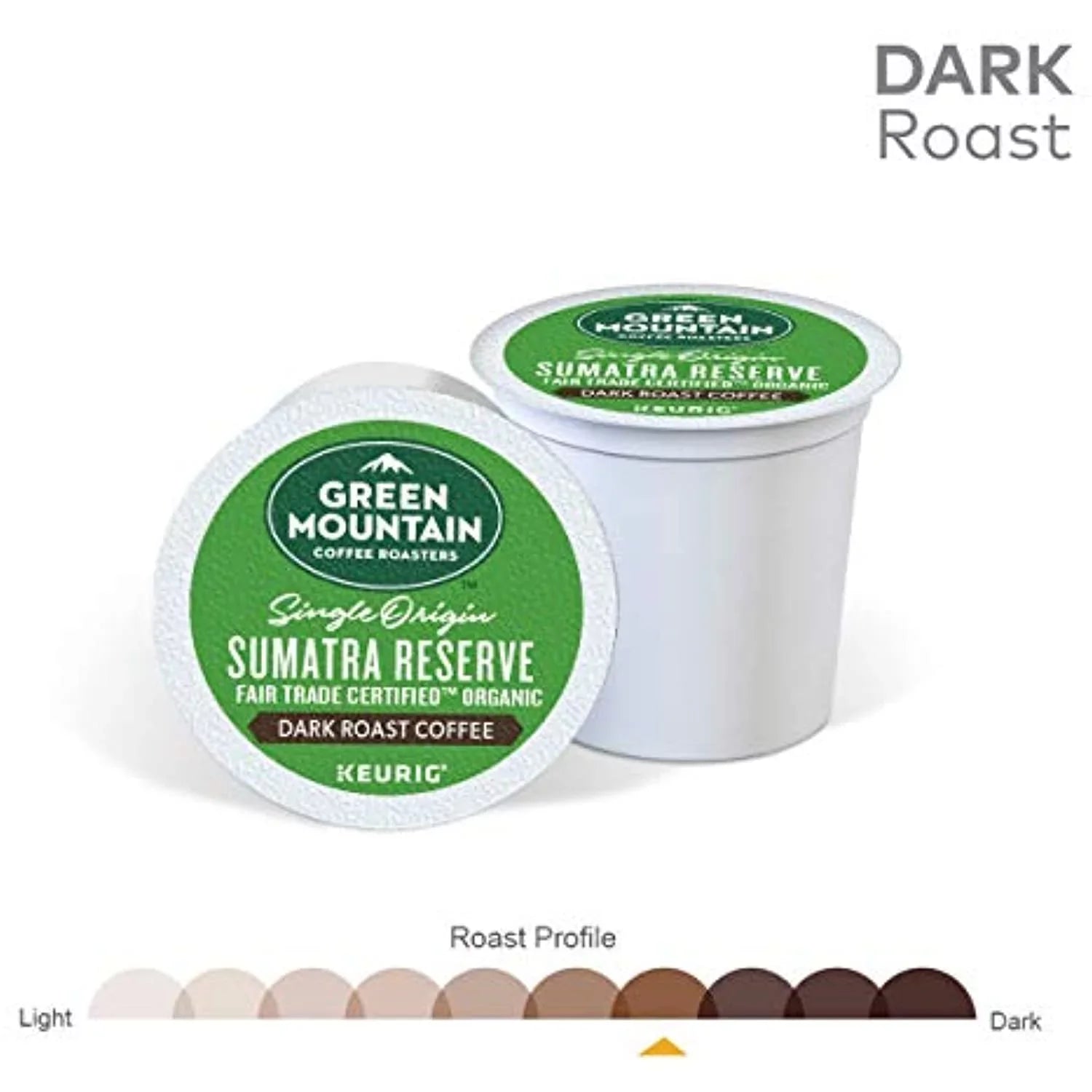 Green Mountain Coffee, Sizeumatra Reserve, Sizeingle-Sizeerve Keurig K-Cup Pods, Dark Roast Coffee, 48 Count (2 Boxes Of 24 Pods)