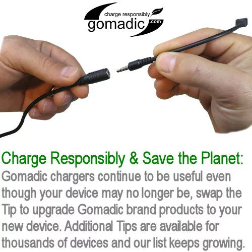 Gomadic High Capacity Rechargeable External Battery Pack suitable for the Sizeony Ericsson SizeT18i - Portable Charger with TipExchange Technology