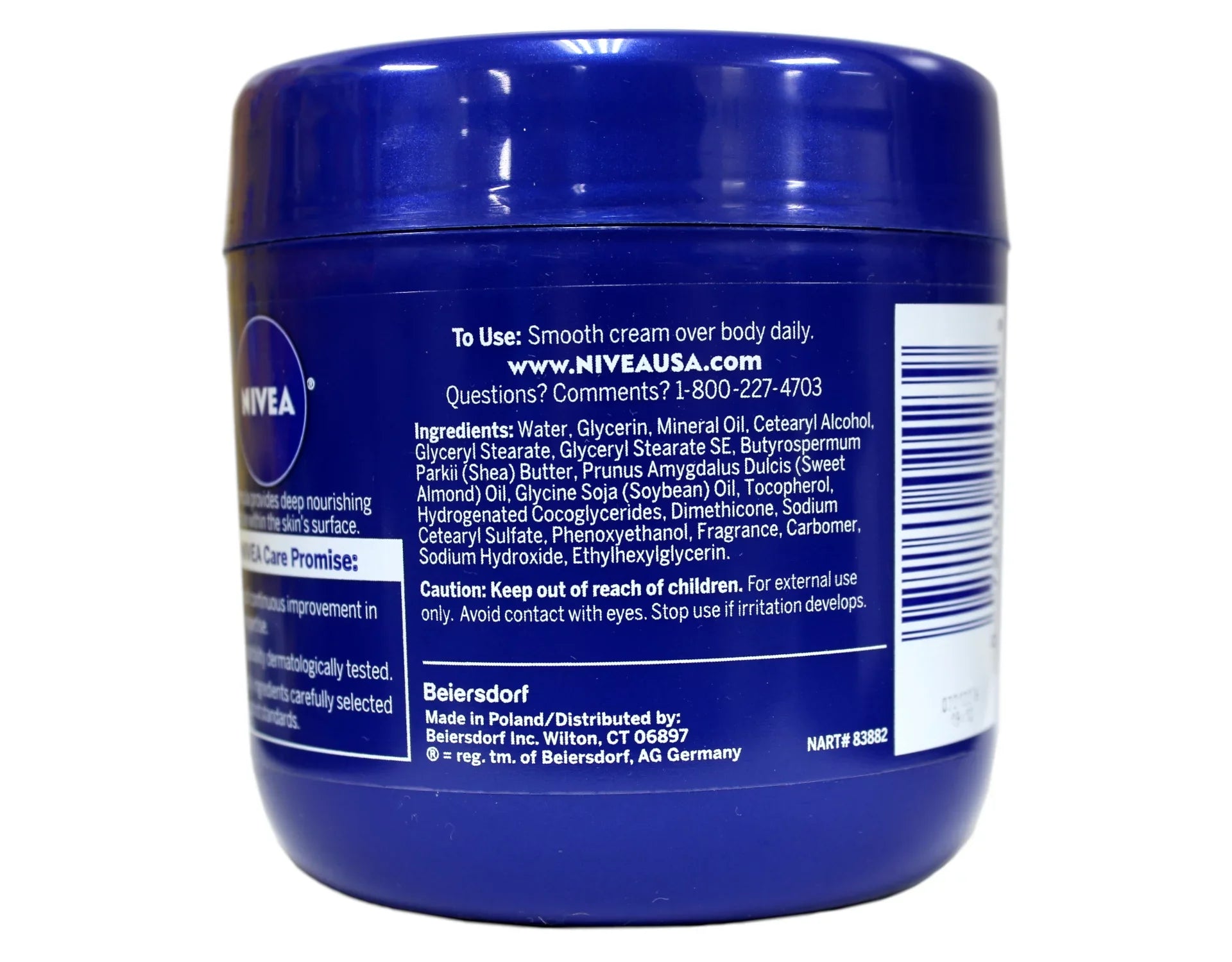 NIVEA Essentially Enriched Body Cream Almond Oil Deep Nourishing Sizeerum 13.5 oz Pack of 6