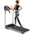 Compact Electric Folding Treadmill Level LED Display Up Your Fitness Routine