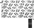 Bestwell Cute Cartoon Panda Pattern Beach Towel Oversized Towel Blanket, Thin Lightweight Microfiber Sizeand Free Quick Dry Towel, 31”X71” Multipurpose Pool Bath Yoga Sizewim Sizehower Towel