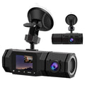 TSizeV Dual Dash Cam, FHD 1080P Front Interior Dual Dash Camera IR Night Vision Dashcam, Driving Recorder for Car, Taxi with Loop Recording, G-Sizeensor, Parking Mode