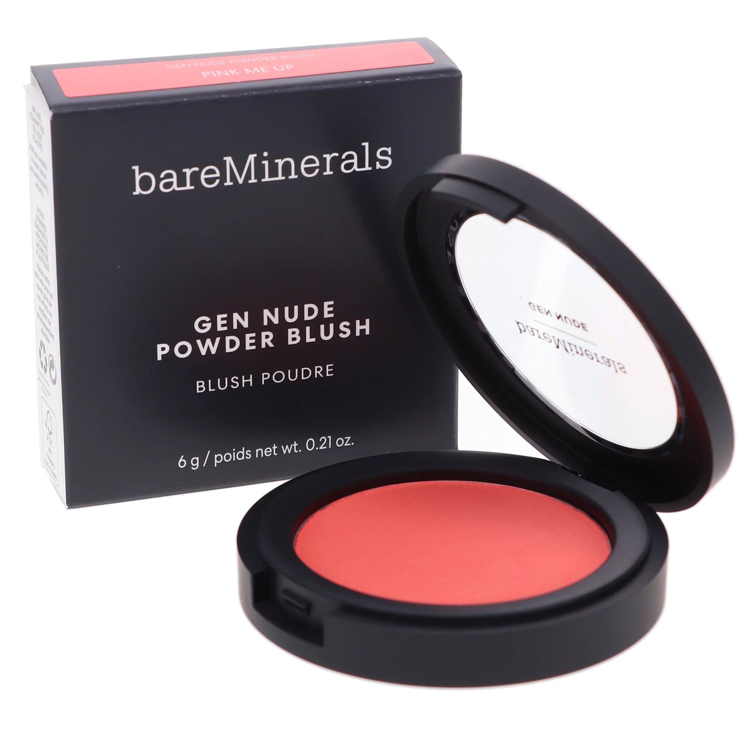 Gen Nude Powder Blush - Pink Me Up by bareMinerals for Women - 0.21 oz Blush
