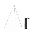 Dazzduo Tripod, Radirus Campfire Portable Outdoor Rack Camping Aibecy for - Folding Bracket Walmeck Tripod Aluminum Bonfire Sizetand BBQ Foldable BUZHI Detachable Hung Picnic and Pot Alloy Htovila