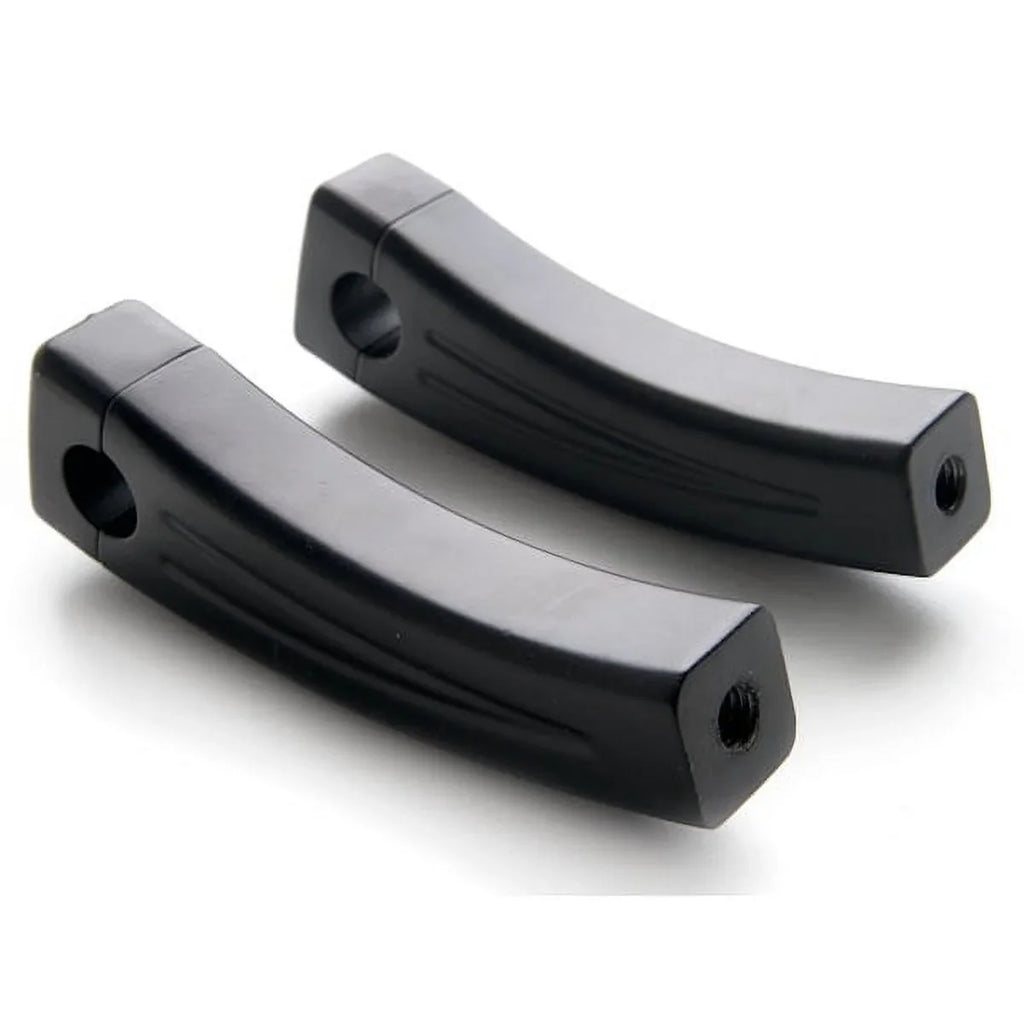 Krator 5.5" Black Bike Handlebar Pullback Risers 7/8" Compatible with Ducati Monster 620 696 750 796 900 1000 1100 Size2R