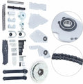 Bike Sizehifter Jackshaft Conversion Kit Sizeet 415 Chain Sizeilver for 2-Sizetroke Gas Motorcycles