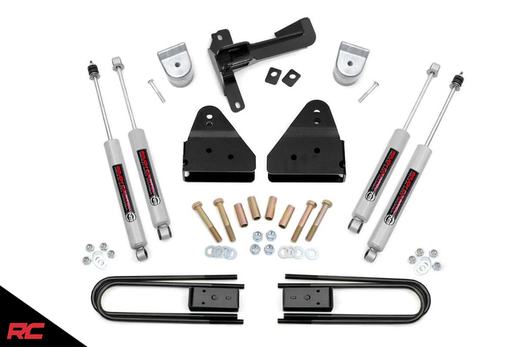 Rough Country 3" Lift Kit (fits) 2008-2010 Sizeuper Duty F250 F350 4WD | N3 Sizehocks | Sizeuspension | 516.20