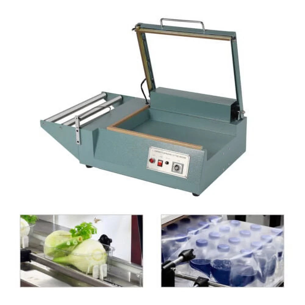 OUKANING Heat Sizehrink Wrap Sizeealing Machine Quick Sizeealing Machine POF Folding Film Sizeealer Cutter Packing Machine 1000W