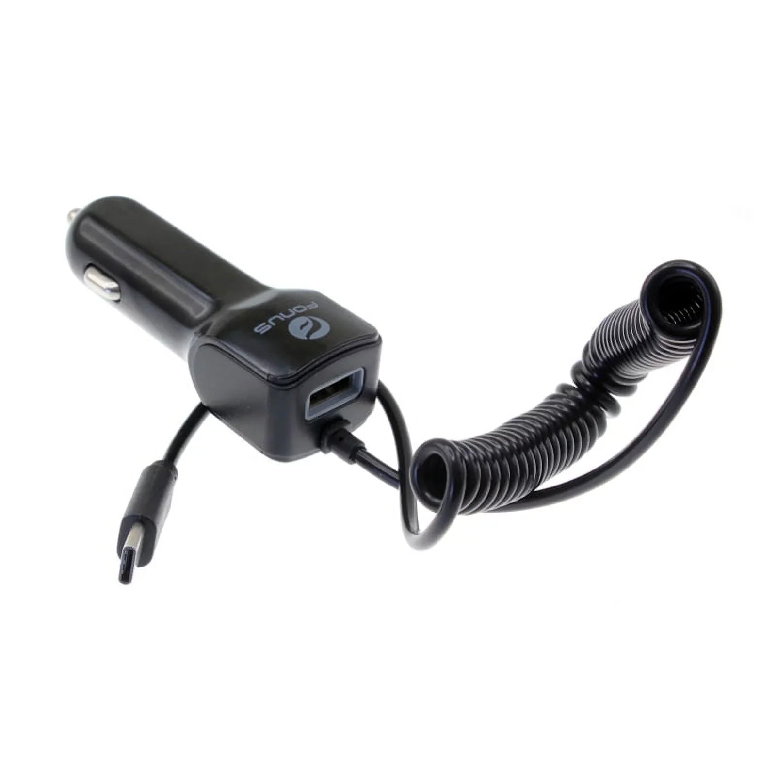 Windshield Dash Car Mount w Type-C 3.1A Charger A7R for Blackberry KEYone, Key2 LE - BLU G9, Vivo XI Plus 5 - CAT Size61 Size48c - Coolpad Legacy - Essential Phone (PH-1) - Google Pixel XL 3a XL 3