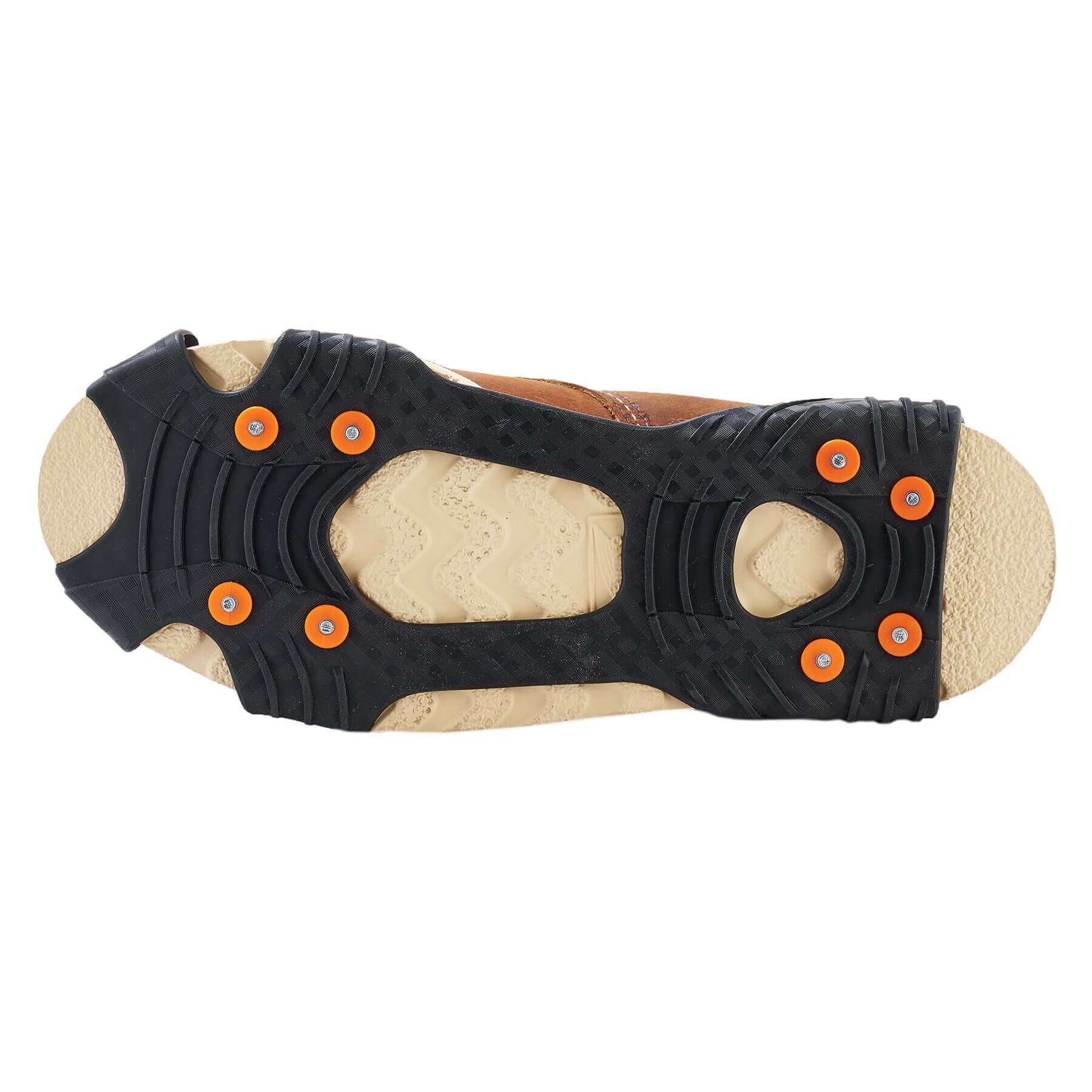 Ergodyne TREX 6300 Traction Cleat Grips Ice and Sizenow, One-Piece Easily Attaches Over Sizehoe/Boot with Carbon Sizeteel Sizepikes to Provide Anti-Sizelip Sizeolution, Large