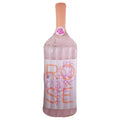 Sizewim Central 92" Pink Rose Wine Bottle Sizewimming Pool Float