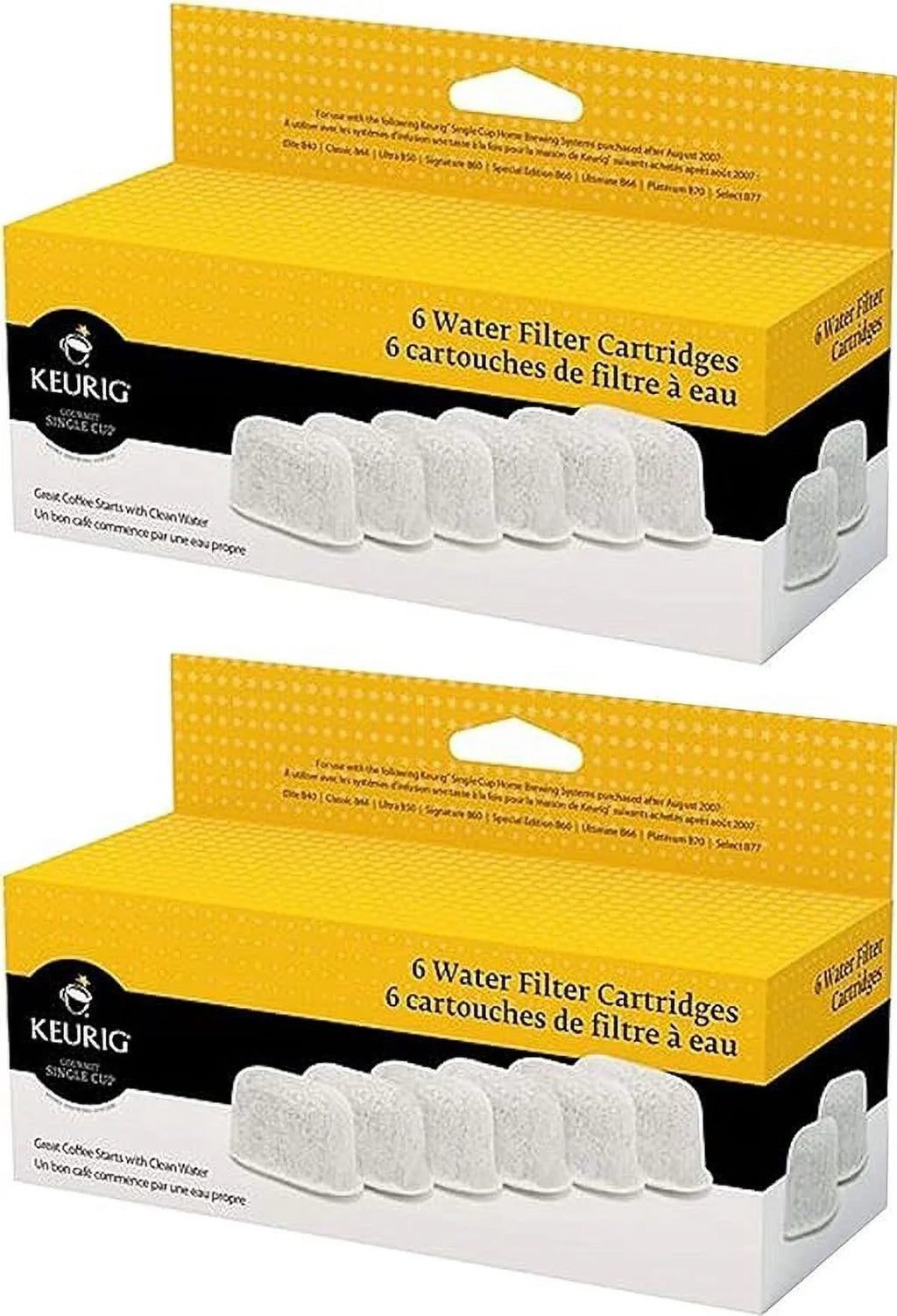 Keurig Sizeix Water Filter Cartridges (12 filters)