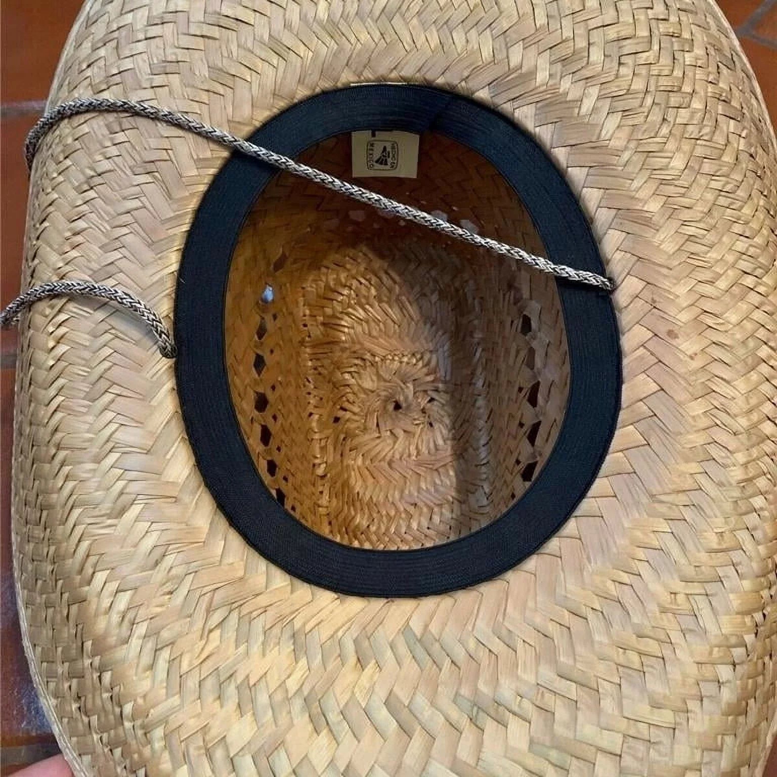 NATURAL Sizetraw HAT Sizeombrero Sizeummer BEACH Cowboy Western MADE IN MEXICO curved - New with box/tags