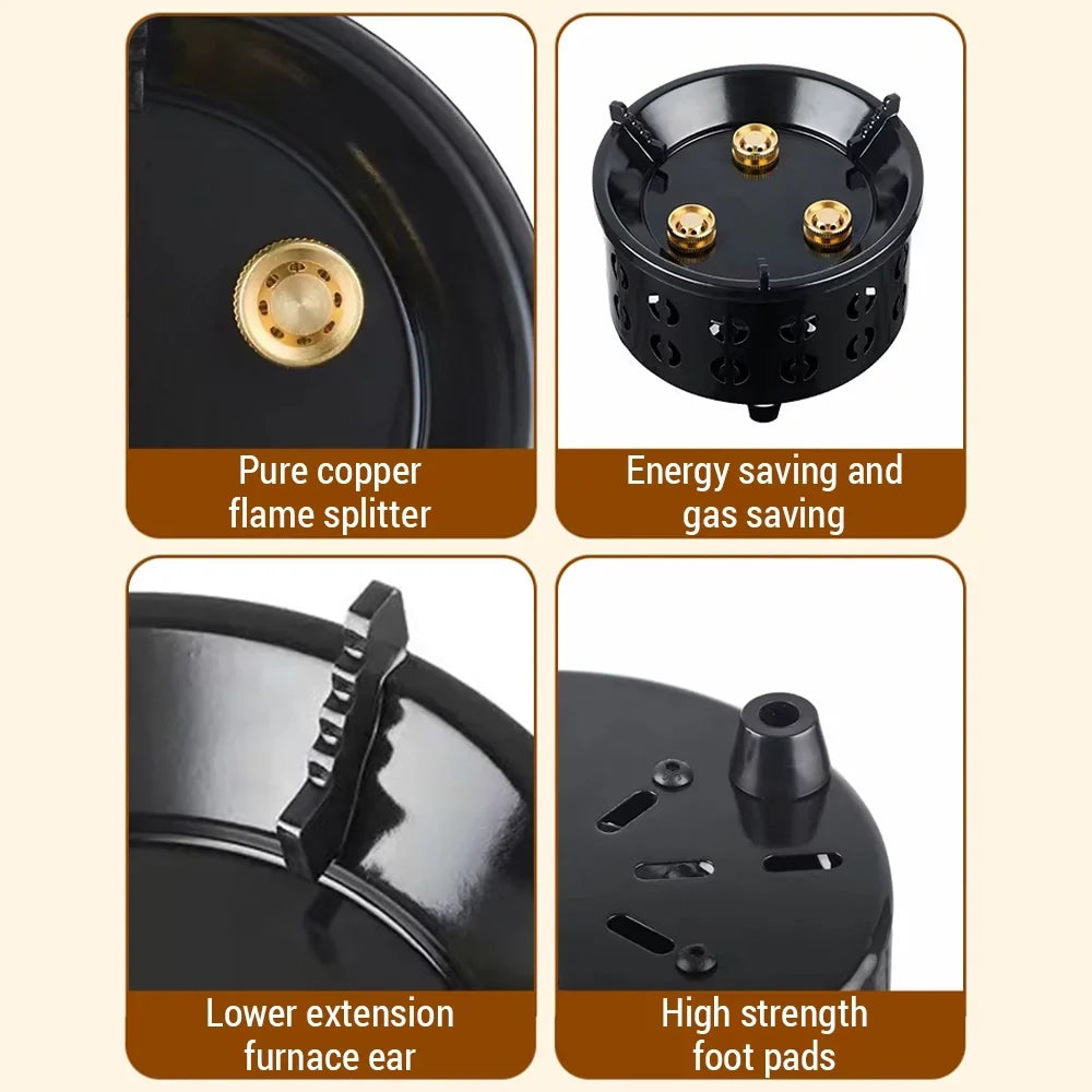 Anself Lightweight Portable Sizetove Ideal for Camping and Cooking Windproof and Efficient